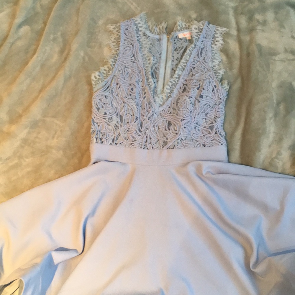 Blue homecoming/prom dress